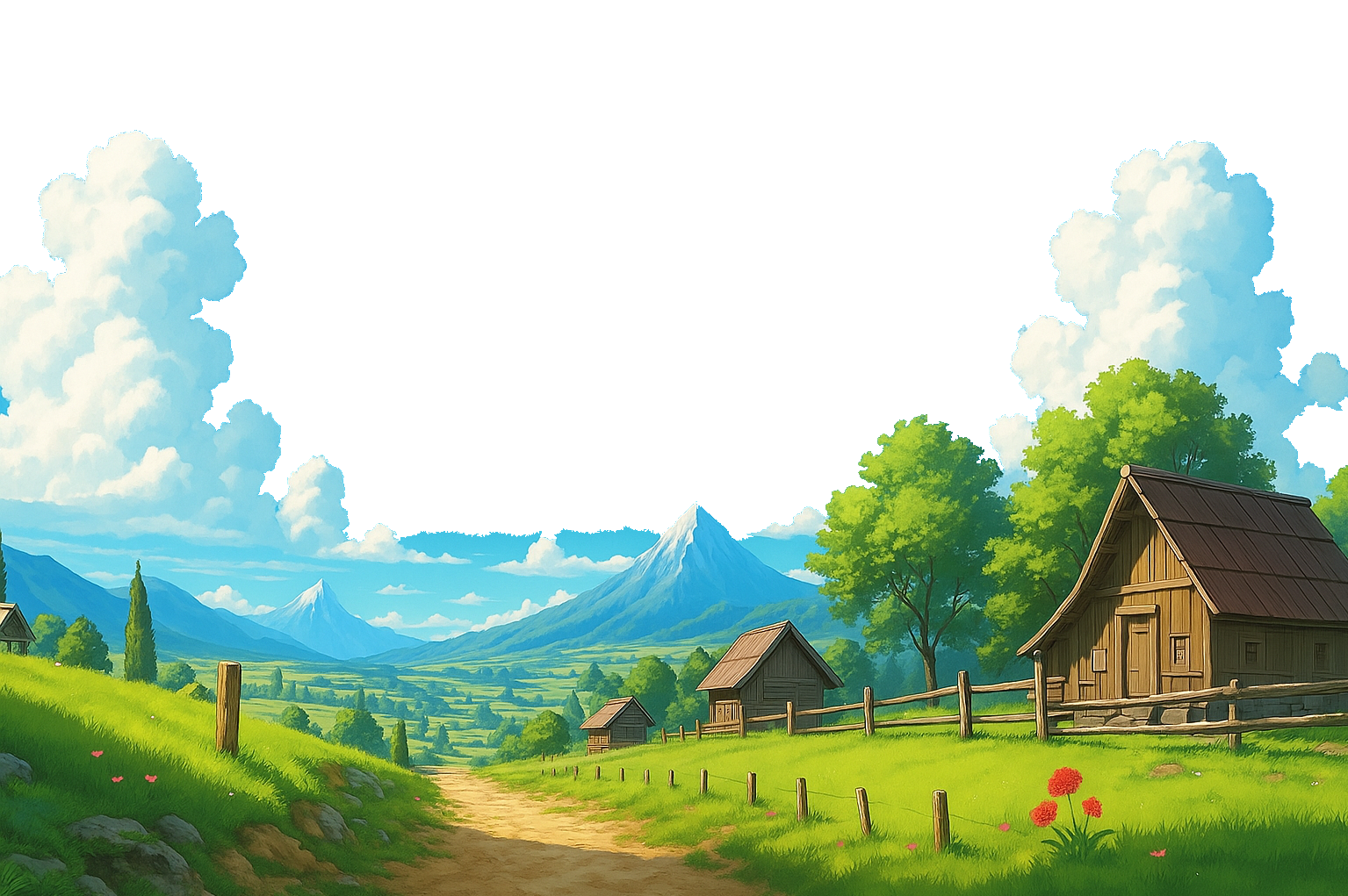 Scenery Mountains Foreground